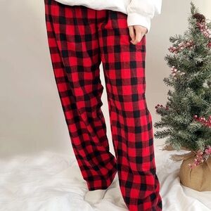 Red and Black  Women’s Plaid Pajama Pants